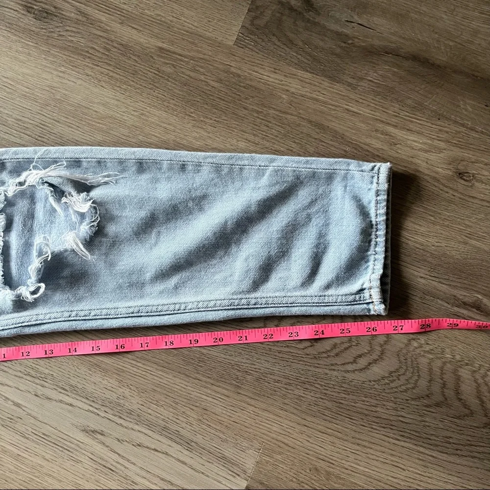 Abercrombie & Fitch Signature Collection Distressed Straight Leg Jeans Sz 25 - Picture 7 of 10